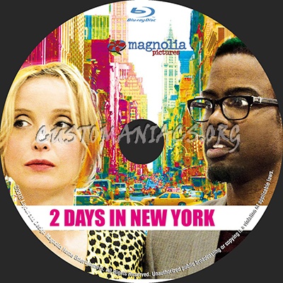 2 Days in New York blu-ray label