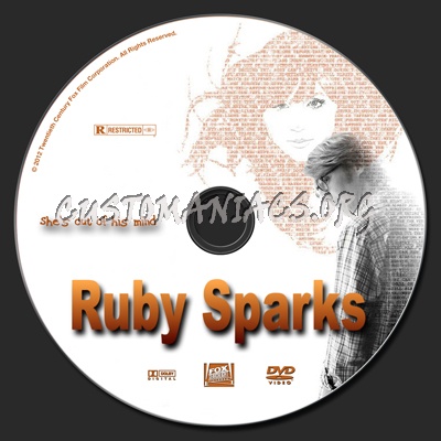 Ruby Sparks dvd label