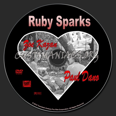 Ruby Sparks dvd label