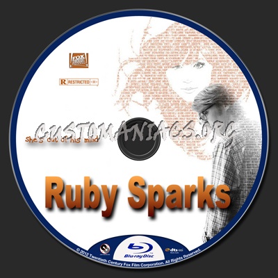 Ruby Sparks blu-ray label