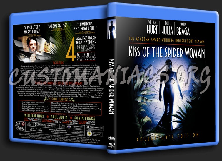 Kiss of the Spider Woman blu-ray cover