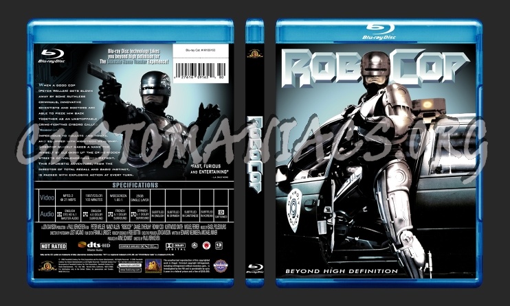 Robocop blu-ray cover