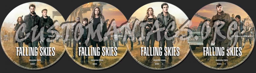 Falling Skies Season 2 dvd label