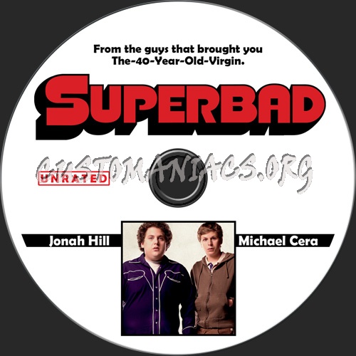 Superbad dvd label