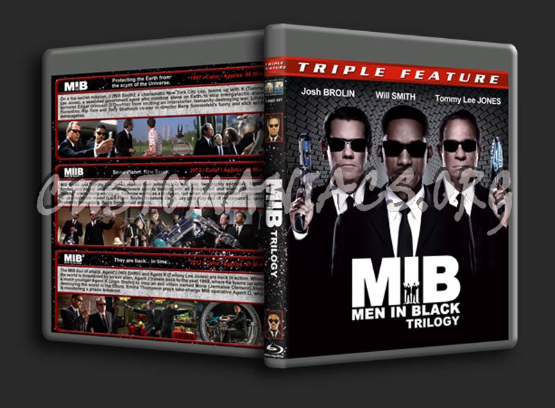 Men in Black Trilogy blu-ray cover