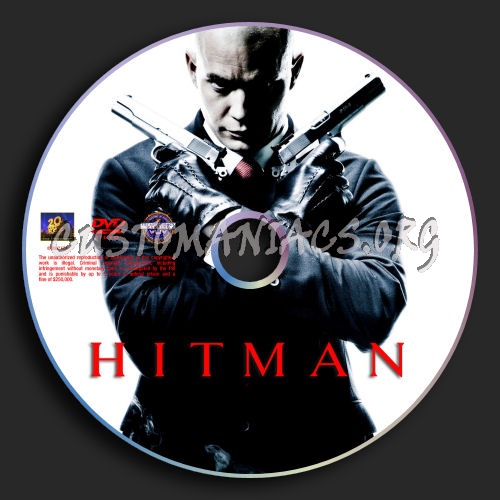 Hitman dvd label