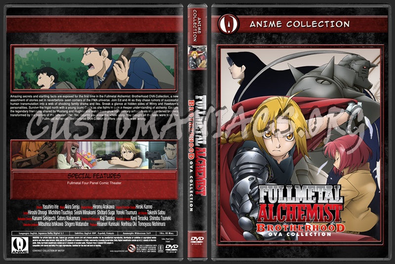 Anime Collection Full Metal Alchemist Brotherhood OVA Collection dvd cover