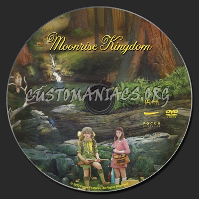 Moonrise Kingdom dvd label