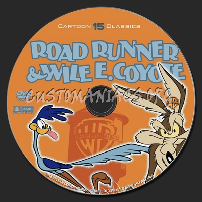 Looney Tunes Super Stars Road Runner & Wile E. Coyote - Supergenius Hijinks dvd label