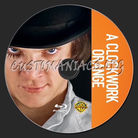 A Clockwork Orange blu-ray label