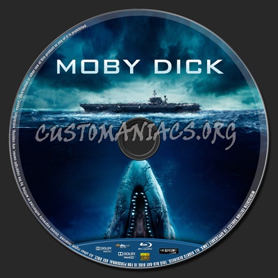Moby Dick blu-ray label