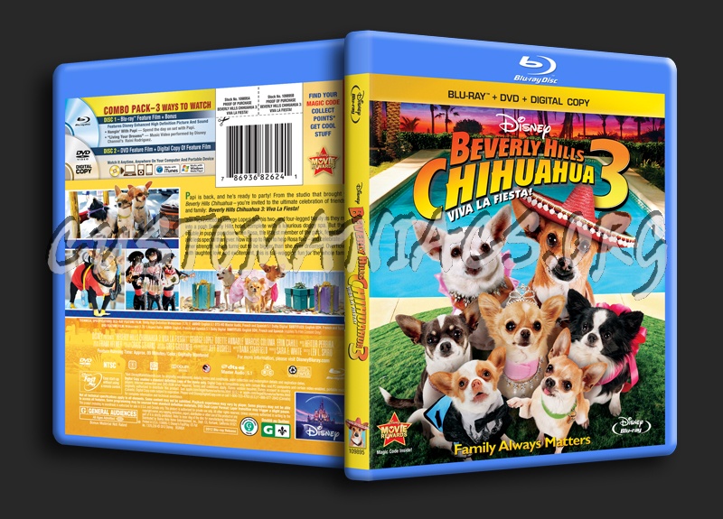 Beverly Hills Chihuahua 3 blu-ray cover