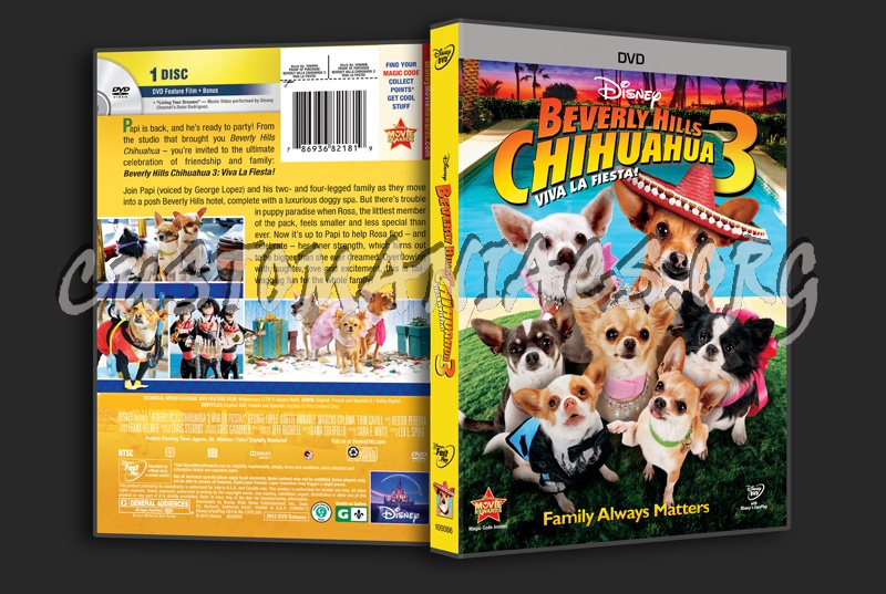 Beverly Hills Chihuahua 3 dvd cover