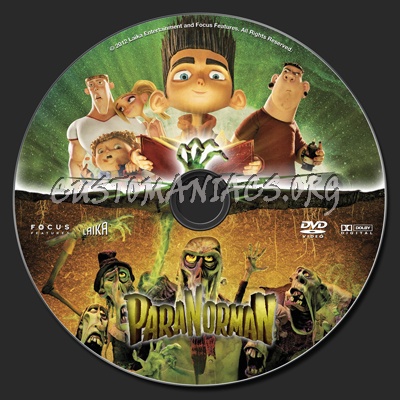 Paranorman dvd label