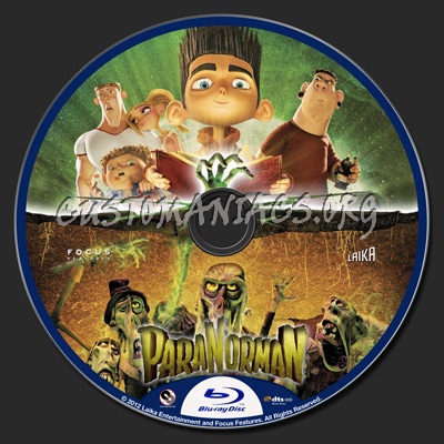 Paranorman blu-ray label