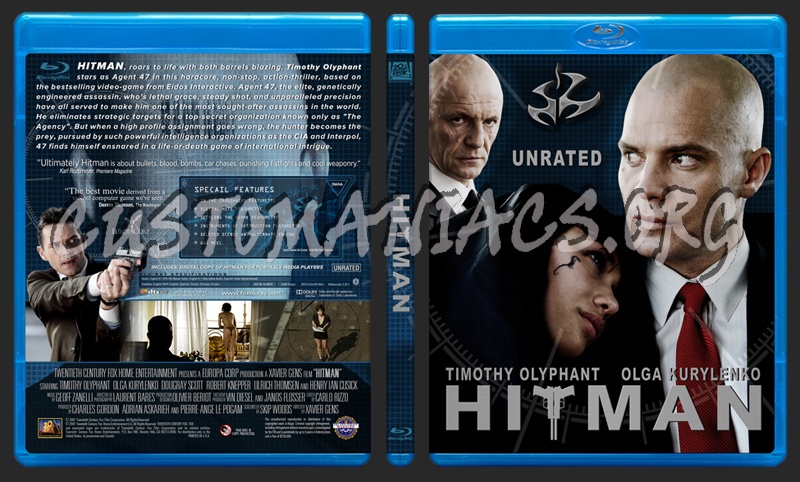 Hitman blu-ray cover