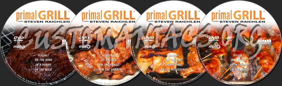 Primal Grill Season 2 dvd label