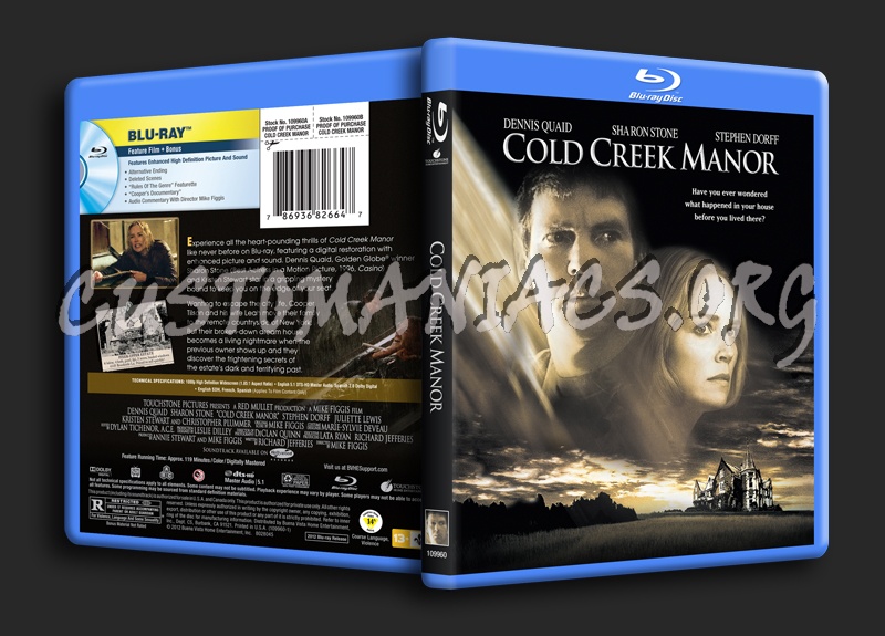 Cold Creek Manor blu-ray cover