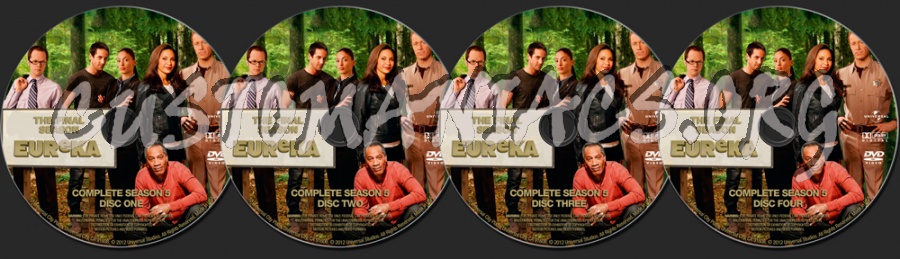 Eureka Season 5 dvd label