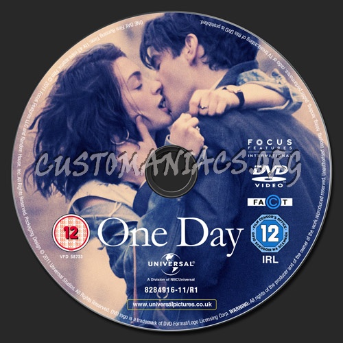 One Day dvd label