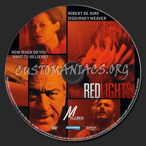 Red Lights dvd label
