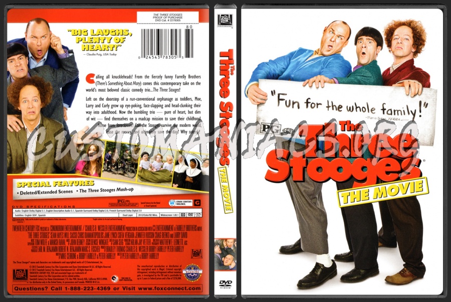 The Three Stooges dvd cover