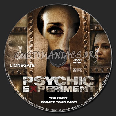 Psychic Experiment dvd label