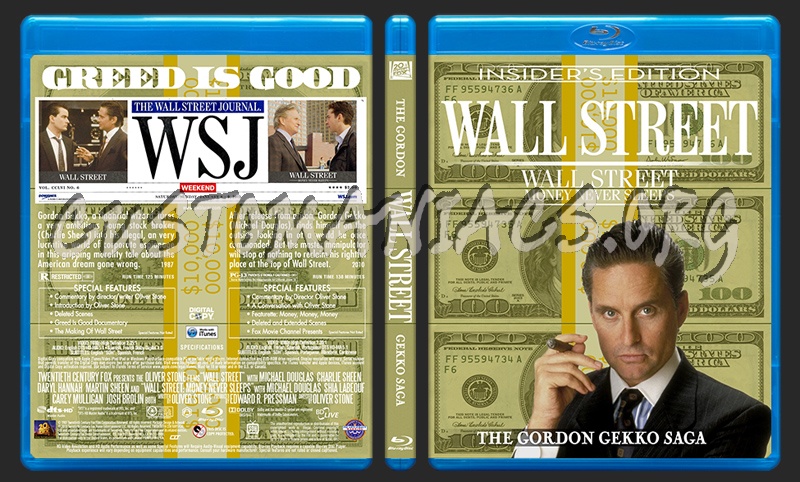 Wall Street Saga blu-ray cover