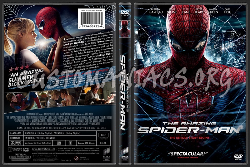 The Amazing Spider-Man dvd cover