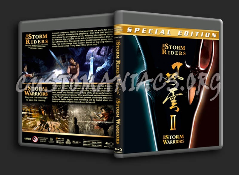 The Storm Riders / The Storm Warriors Double blu-ray cover