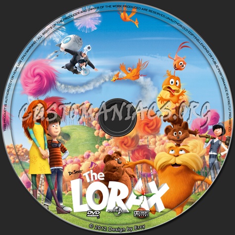 Dr. Seuss' The Lorax dvd label