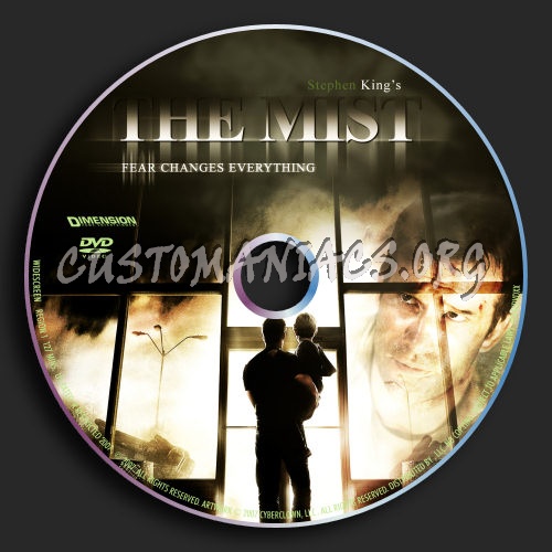 The Mist dvd label