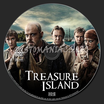 Treasure Island dvd label