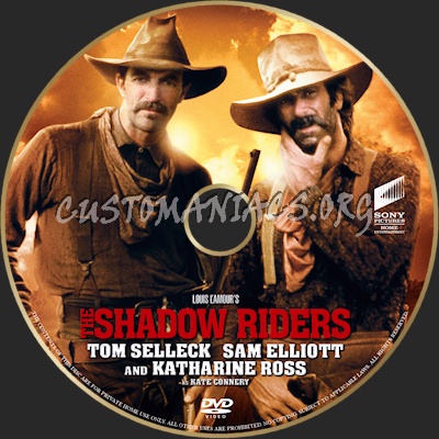 The Shadow Riders dvd label