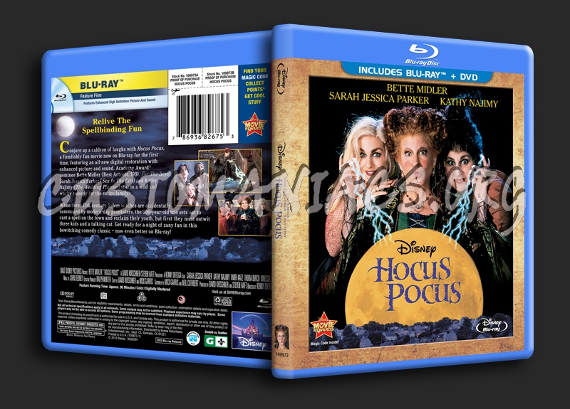 Hocus Pocus blu-ray cover