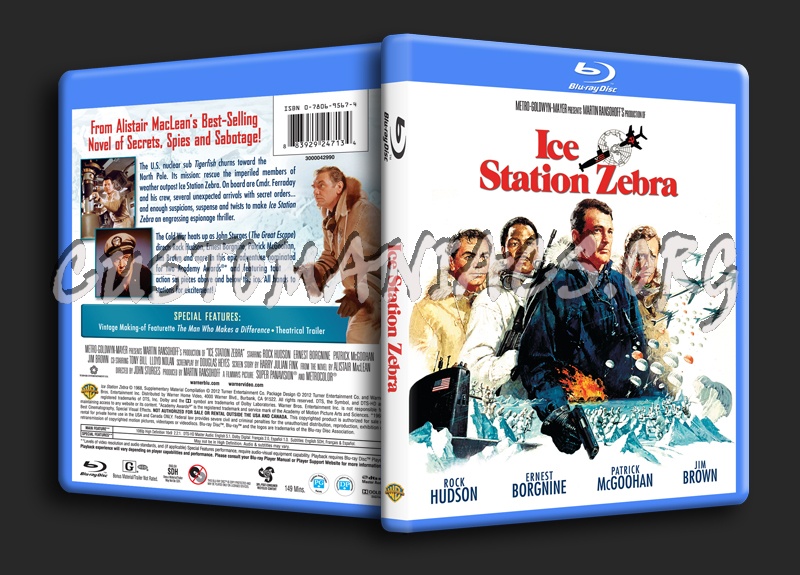 Ice Station Zebra blu-ray cover