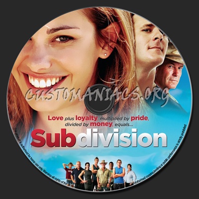 Subdivision dvd label