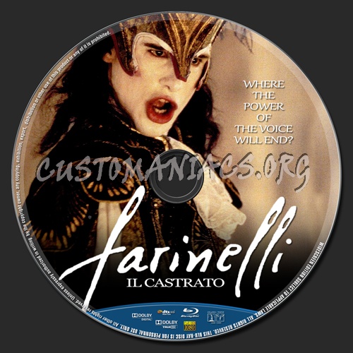 Farinelli, Il Castrato blu-ray label