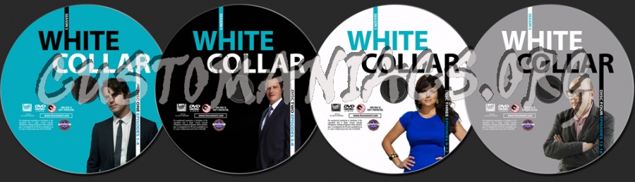 White Collar Season Three dvd label