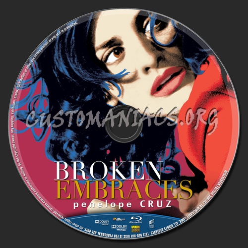 Broken Embraces aka Los Abrazos Rotos blu-ray label