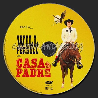 Casa de mi Padre dvd label