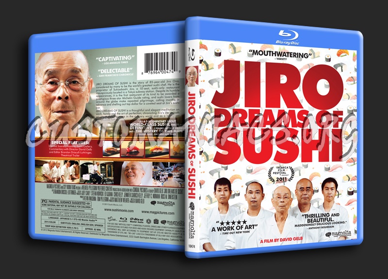 Jiro Dreams of Sushi blu-ray cover