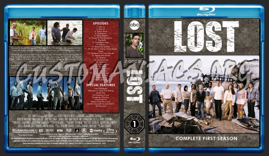 Lost - TV Collection blu-ray cover