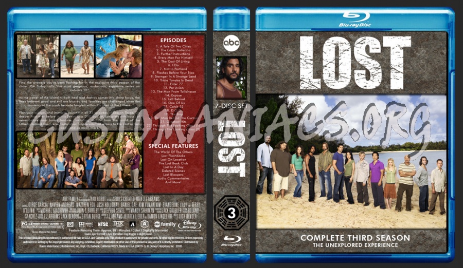 Lost - TV Collection blu-ray cover