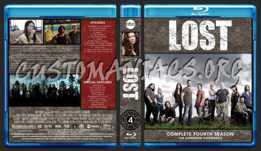 Lost - TV Collection blu-ray cover