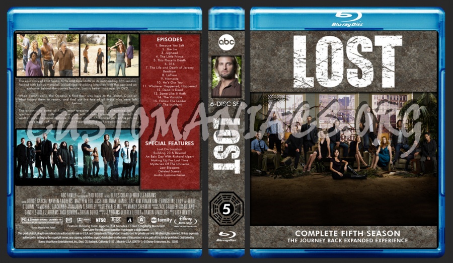 Lost - TV Collection blu-ray cover