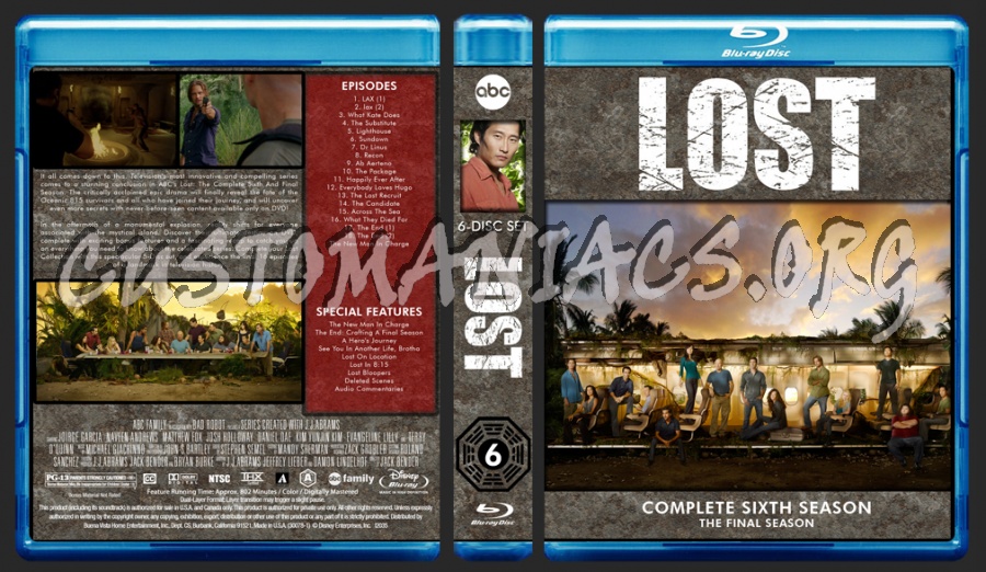 Lost - TV Collection blu-ray cover