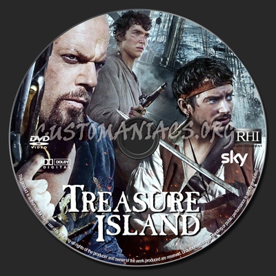 Treasure Island dvd label