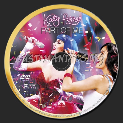 Katy Perry Part of Me dvd label