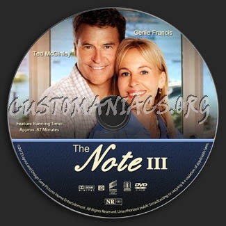 The Note III dvd label